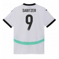 Camiseta Austria Marcel Sabitzer #9 Visitante Equipación para mujer Eurocopa 2024 manga corta